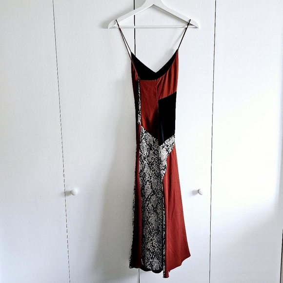 Trouve Color Block Dress Size XS - Picture 3 of 5